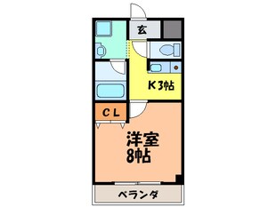 エイチ・ツー・オー新町Ⅱの物件間取画像